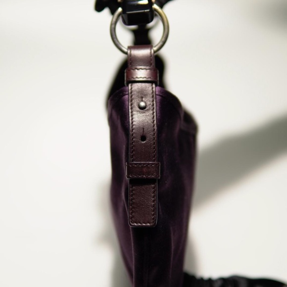 Tom Ford Yves Saint Laurent Purple Satin Mombosa Bag - Picture 5 of 12